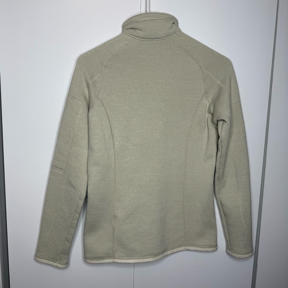 Patagonia Better Sweater Cream Quarter-Zip Fleece Pullover XS - Picture 6 of 9